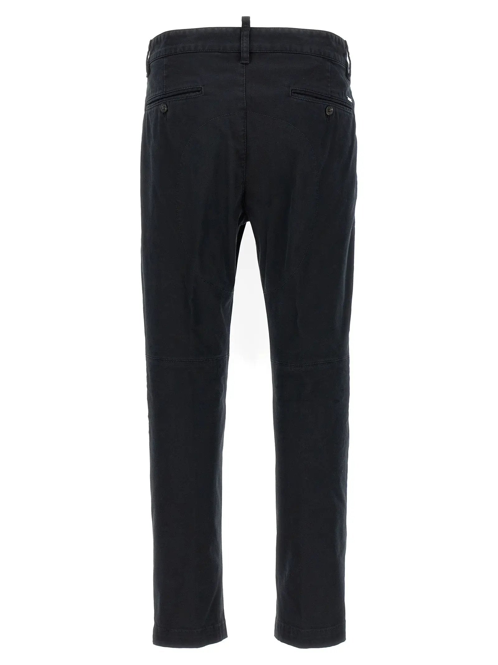 Dsquared² Black Cotton Chino Pants