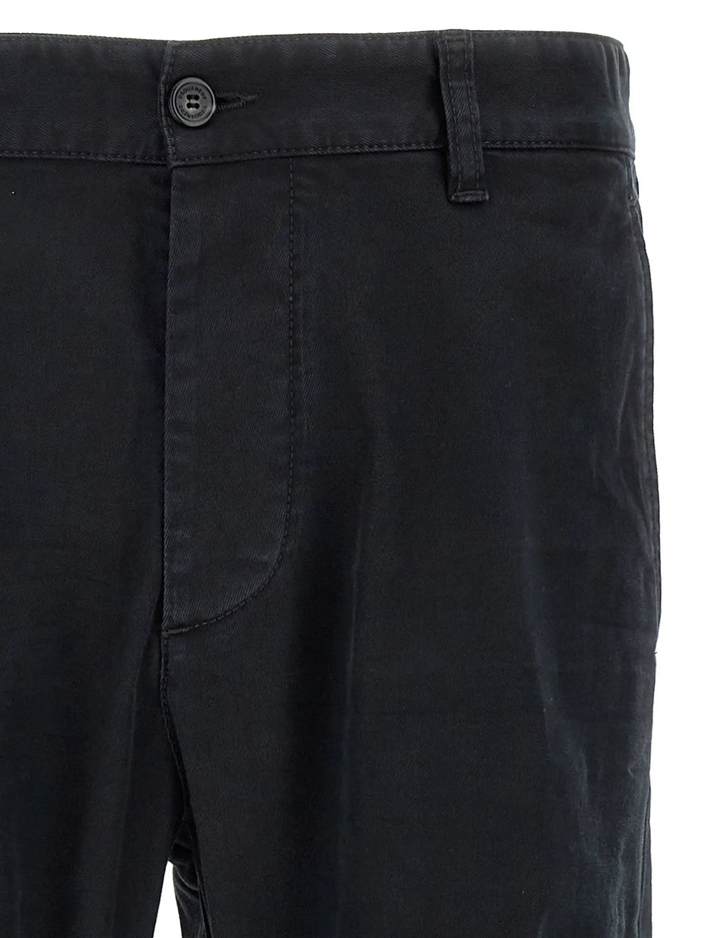 Dsquared² Black Cotton Chino Pants