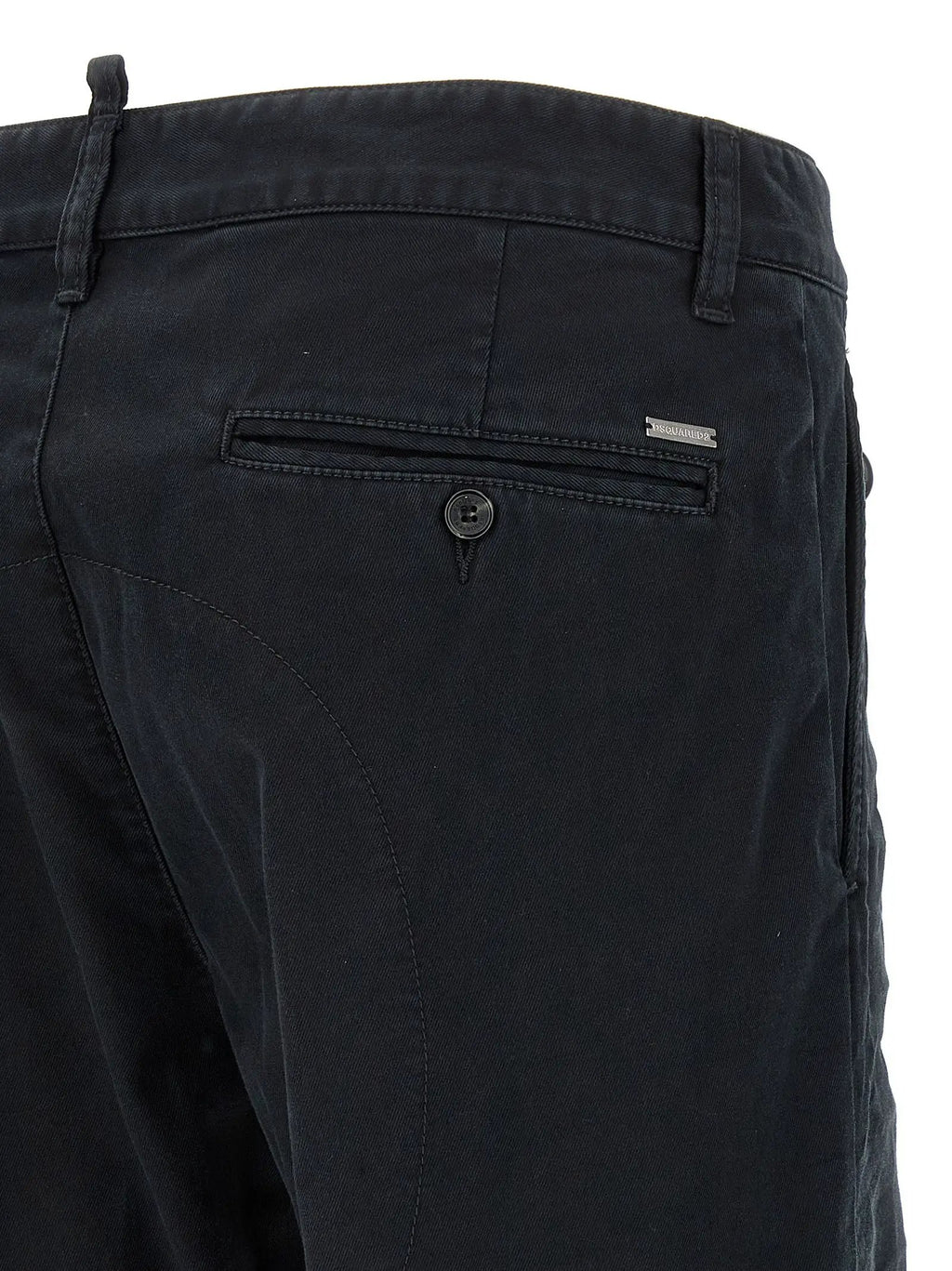 Dsquared² Black Cotton Chino Pants