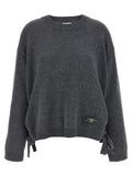 Ganni Gray Wool Cardigan