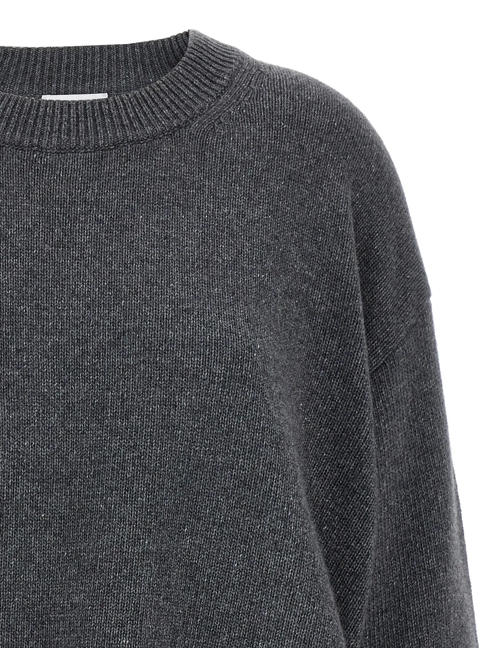 Ganni Gray Wool Cardigan