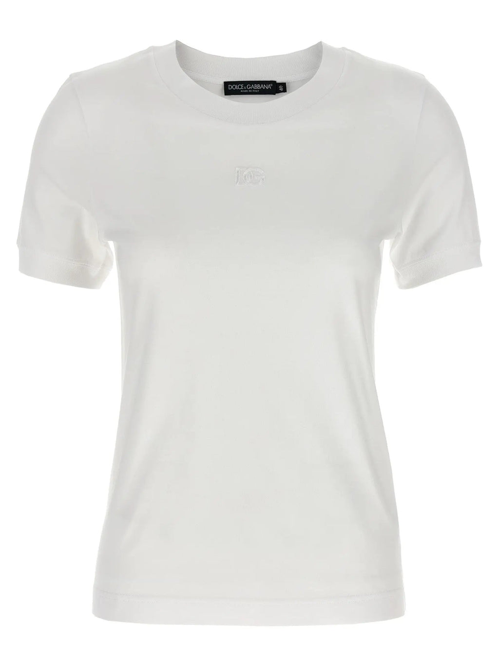Dolce & Gabbana White Cotton T-Shirt