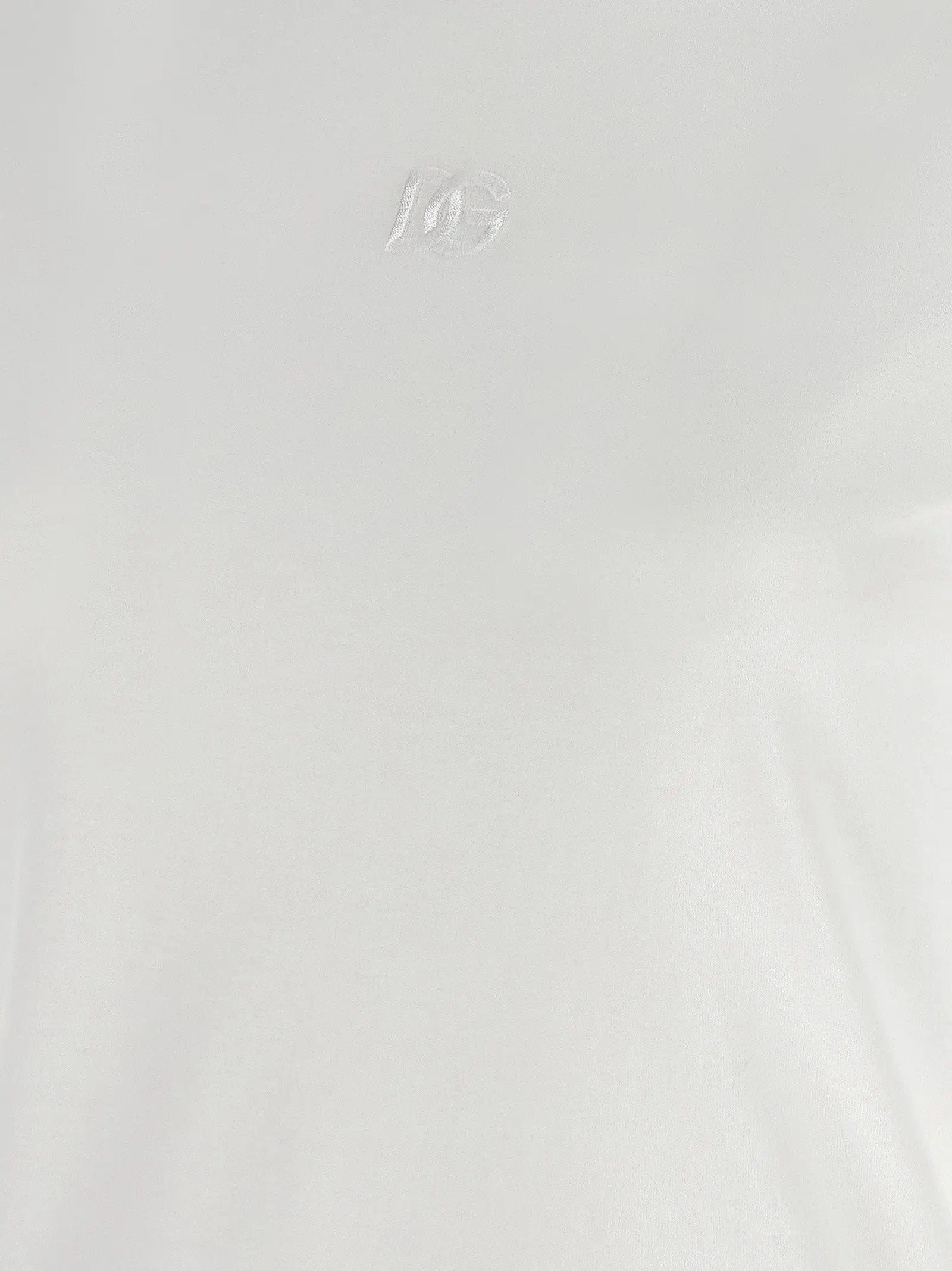 Dolce & Gabbana White Cotton T-Shirt