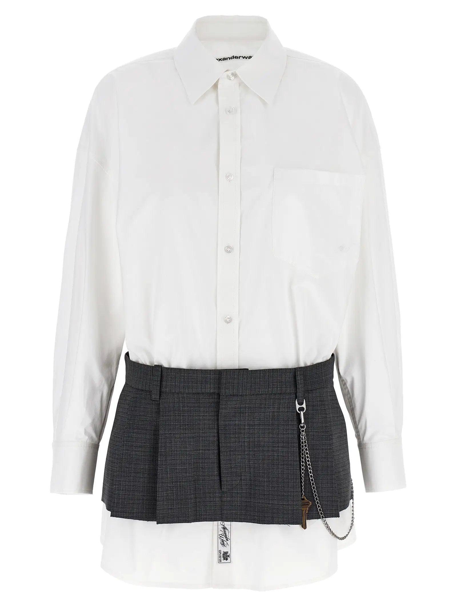 Alexander Wang Alexander Wang Multicolor Cotton Short Dress