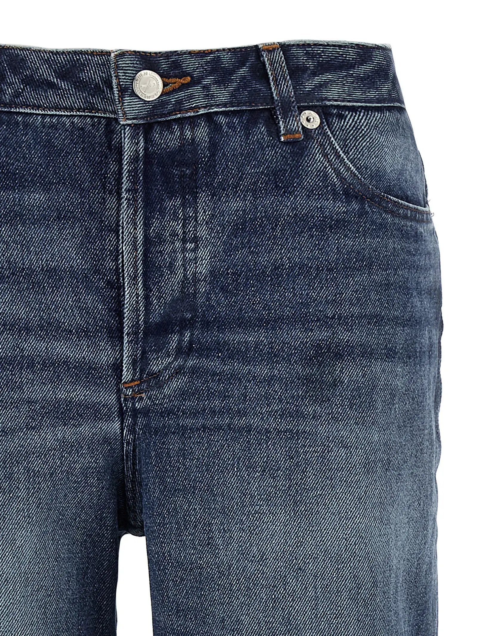 A.P.C. Blue Cotton Jeans Denim