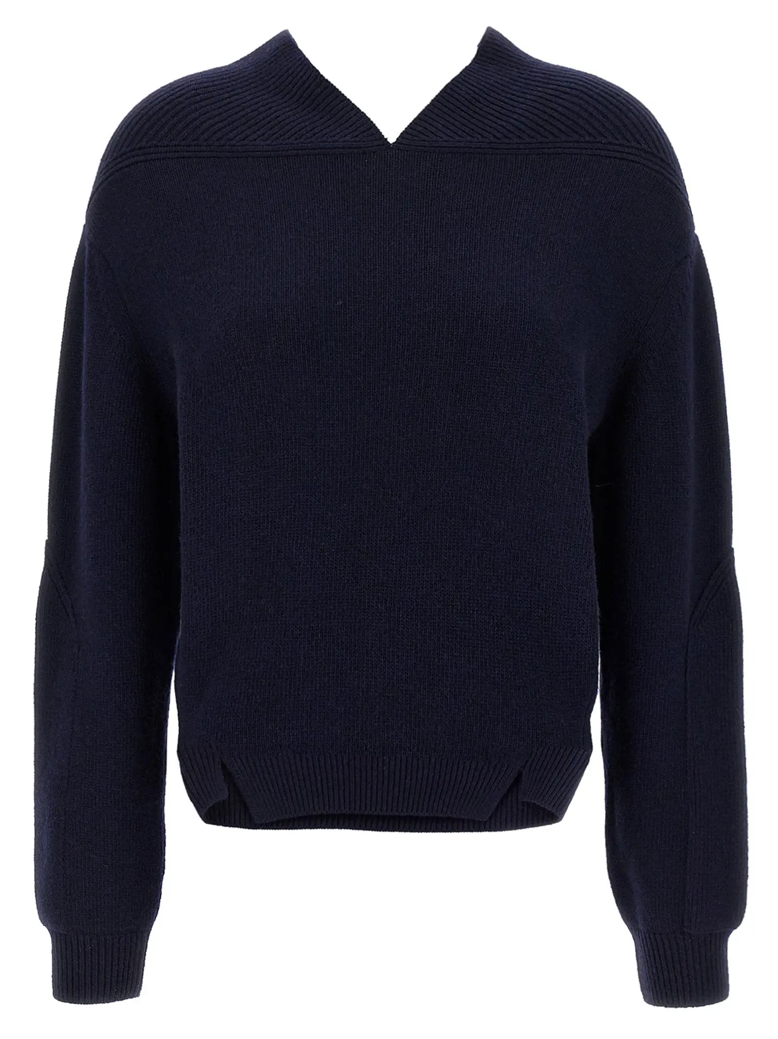 Victoria Beckham Blue Wool Cardigan