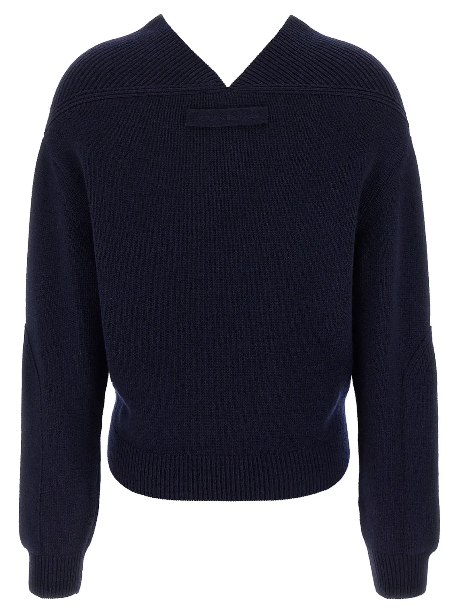 Victoria Beckham Blue Wool Cardigan