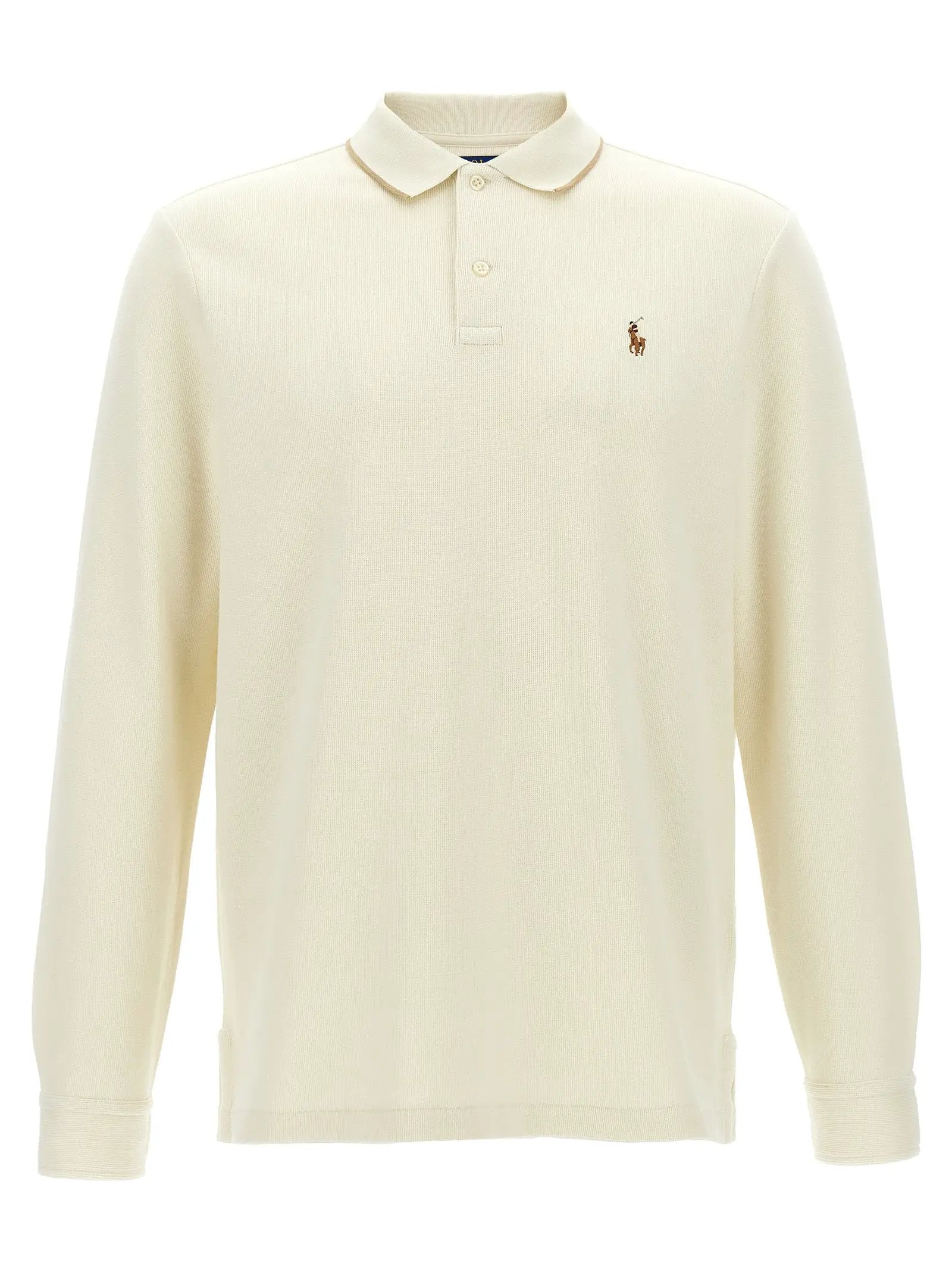 Polo Ralph Lauren Beige Cotton Polo Shirt