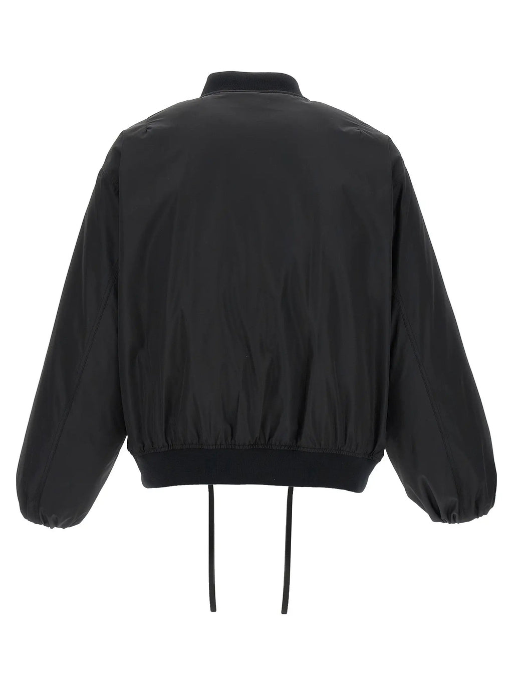 Jil Sander Black Polyester Bomber