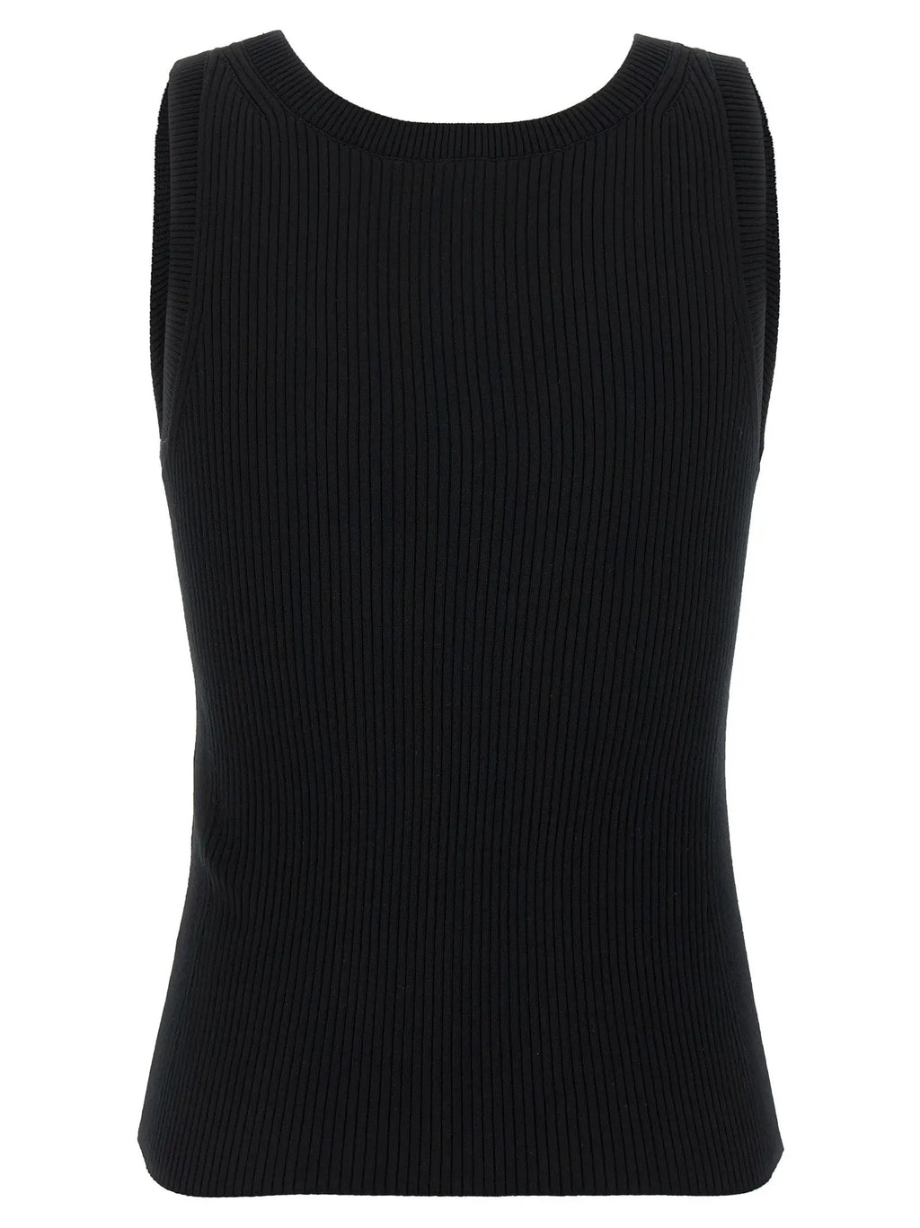 Kenzo Black Viscose Sleeveles T-Shirt