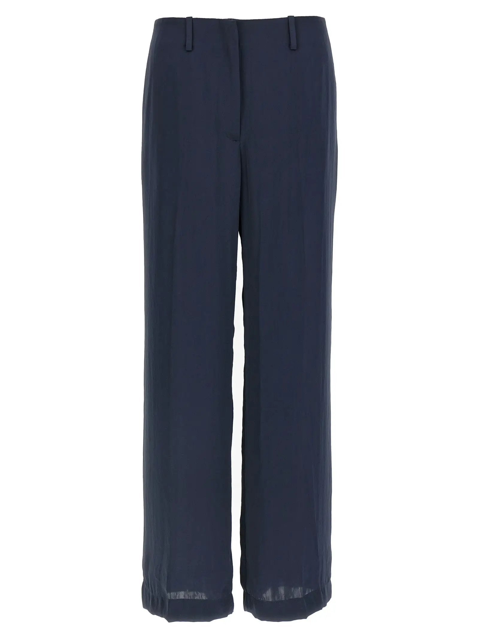 Theory Blue Polyester Casual Pants
