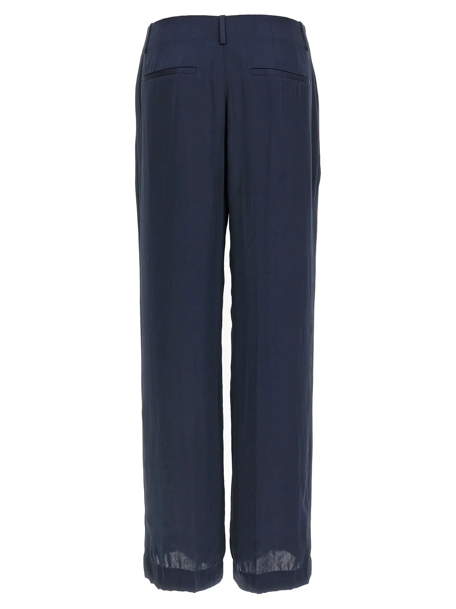 Theory Blue Polyester Casual Pants