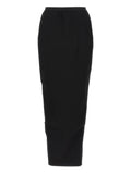 Rick Owens Black Wool Mini Skirt