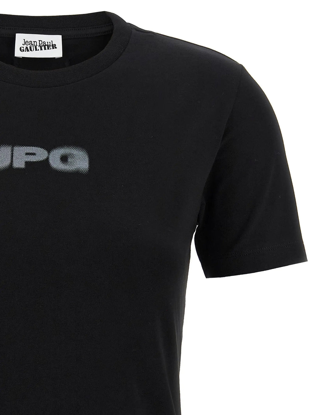 Jean Paul Gaultier Jean Paul Gaultier Black Cotton T-Shirt