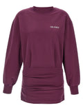 The Attico Bordeaux Cotton Short Dress