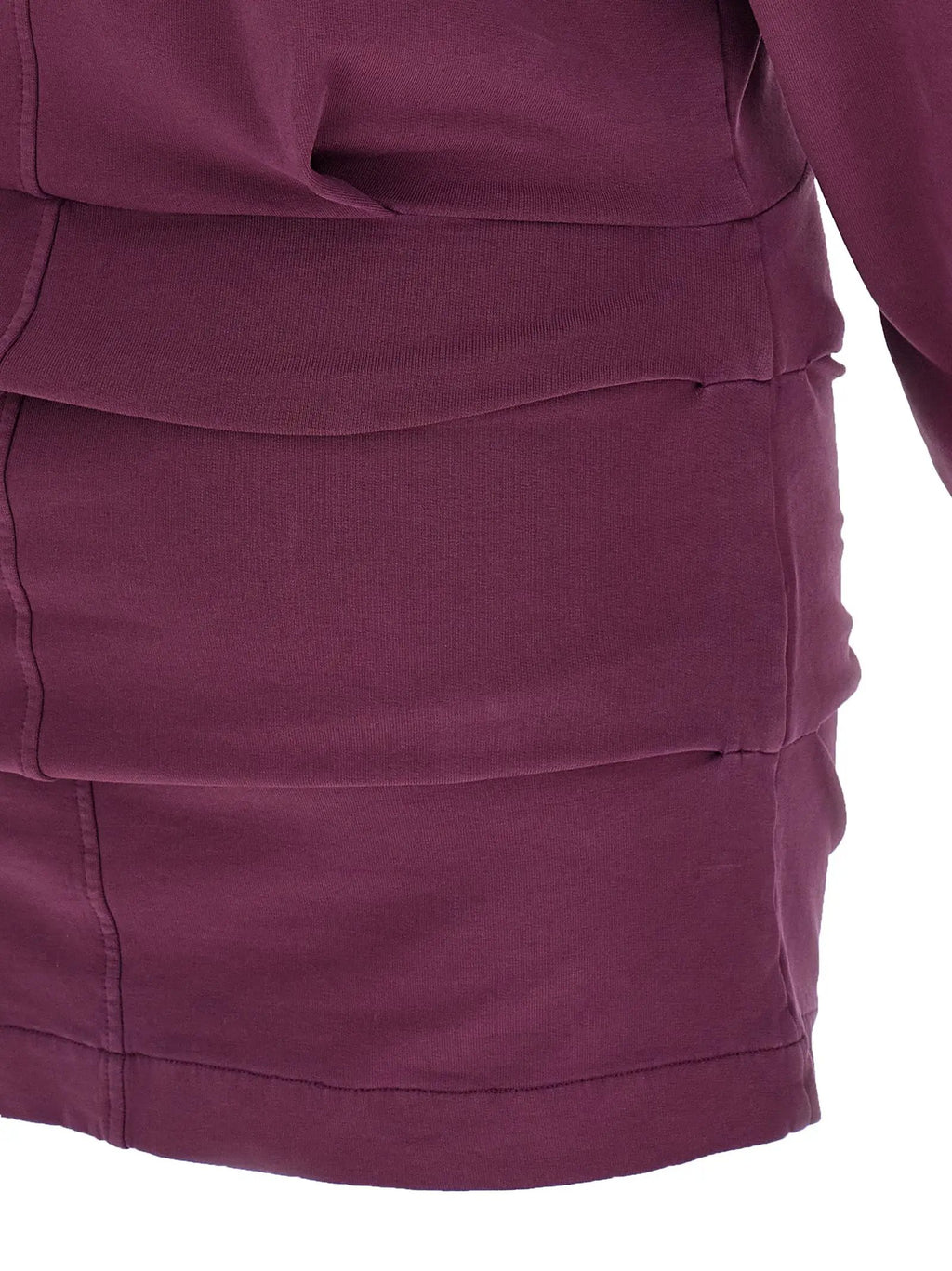 The Attico Bordeaux Cotton Short Dress