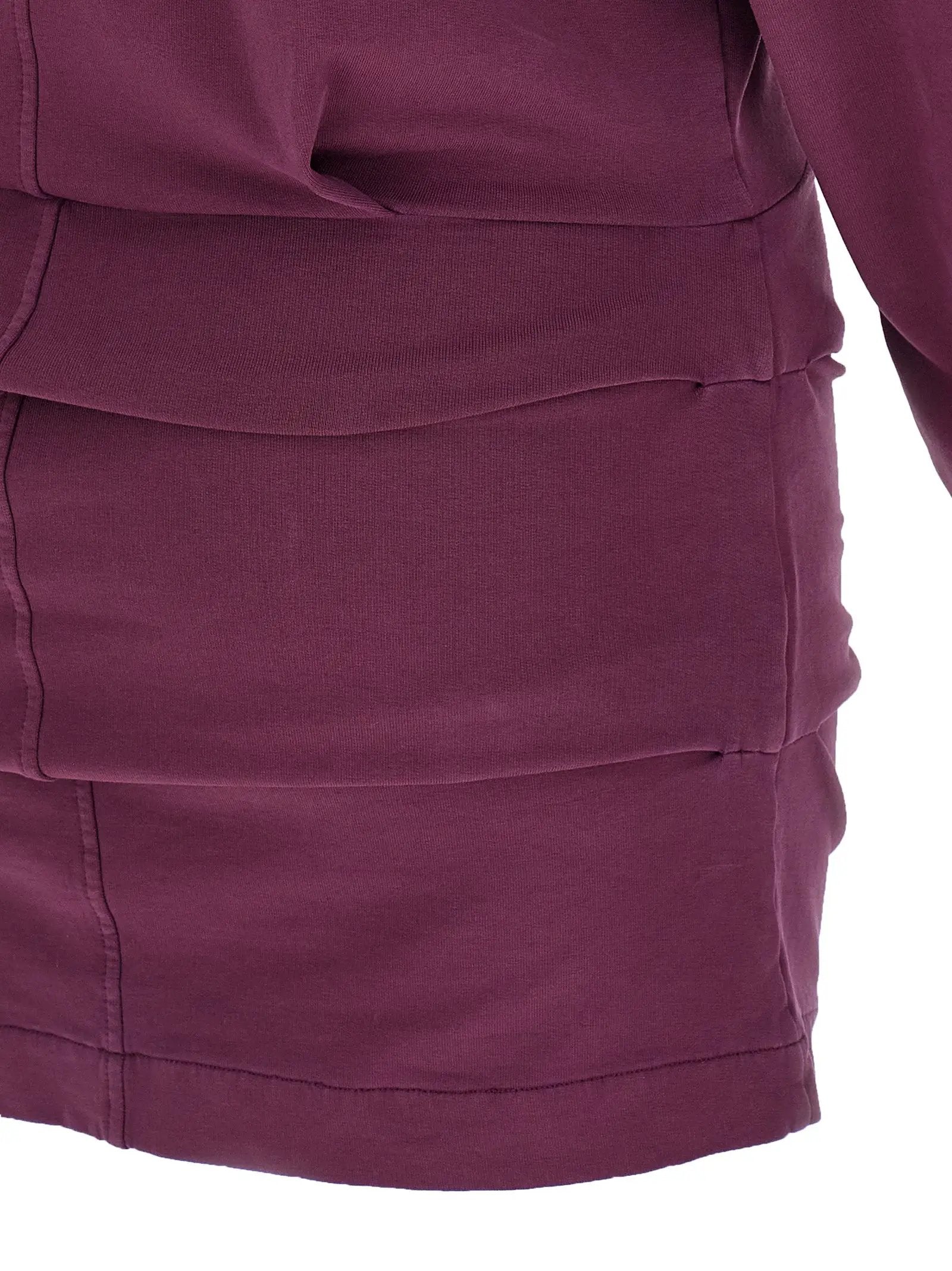 The Attico Bordeaux Cotton Short Dress