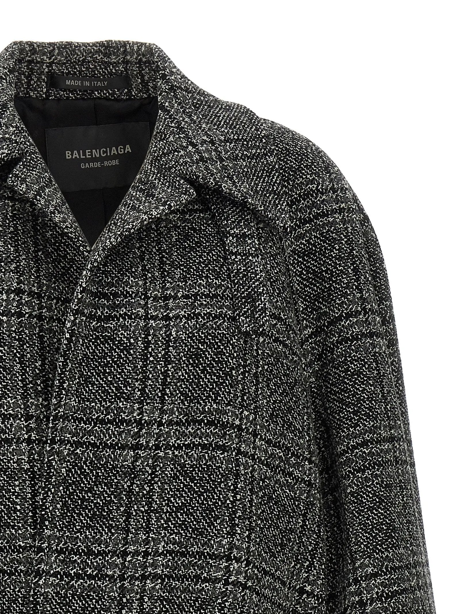 Balenciaga Black Wool Coat