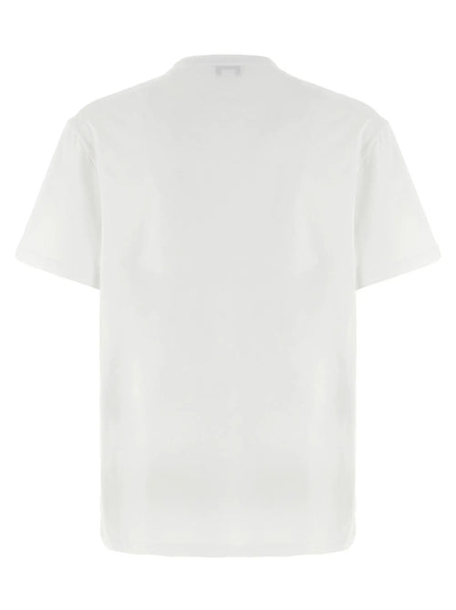 T-shirt bicolore en coton Alexander McQueen