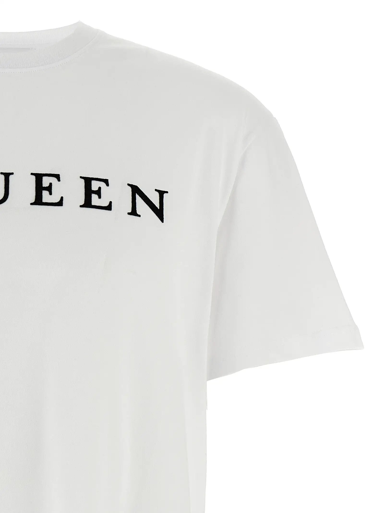 Alexander McQueen Bicolor Cotton T-Shirt