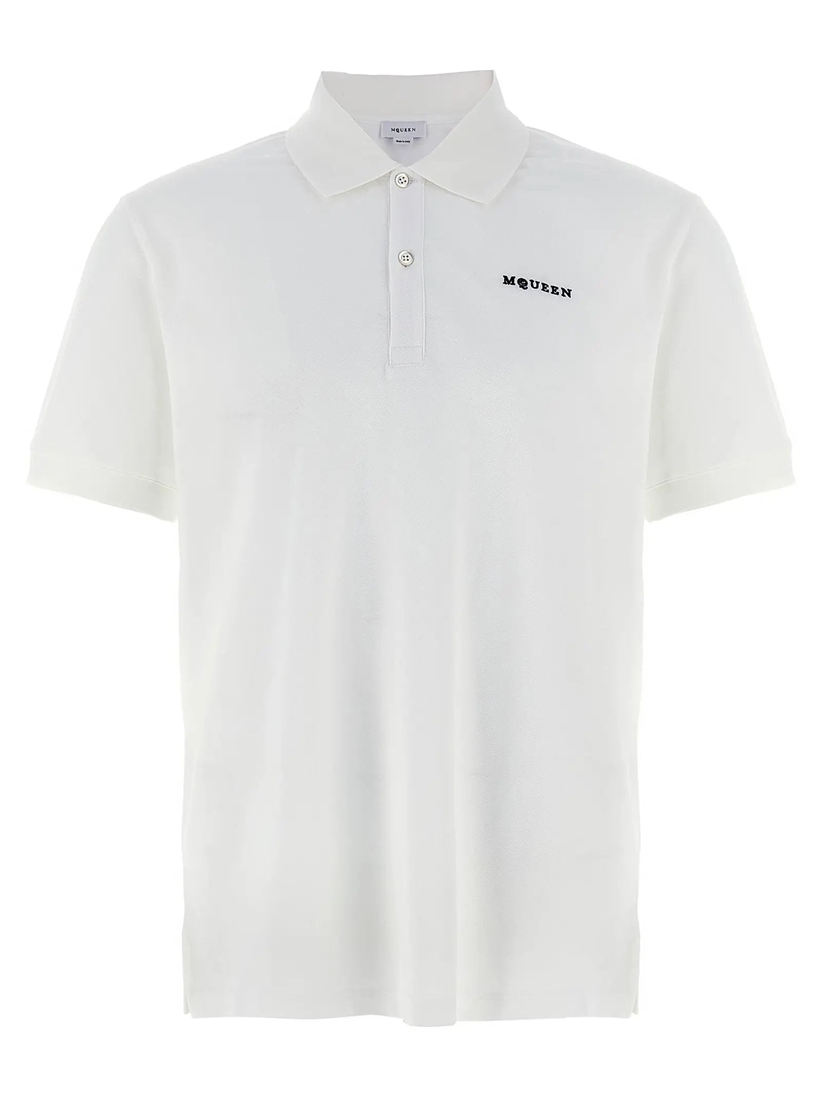 Alexander McQueen Bicolor Cotton Polo Shirt