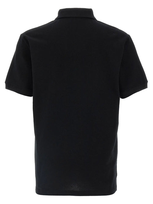 Polo bicolore en coton Alexander McQueen