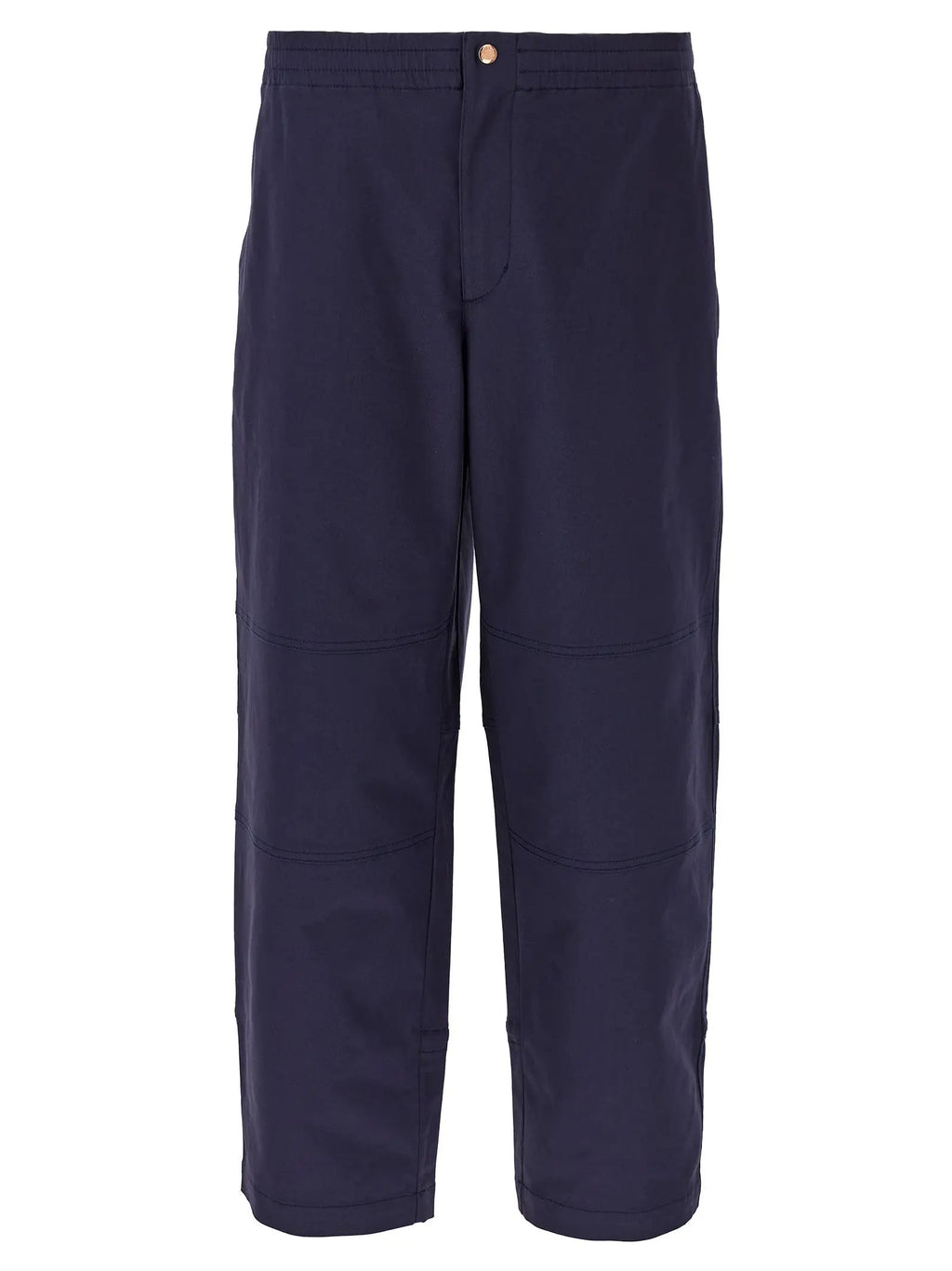 MONCLER GENIUS Blue Cotton Casual Pants