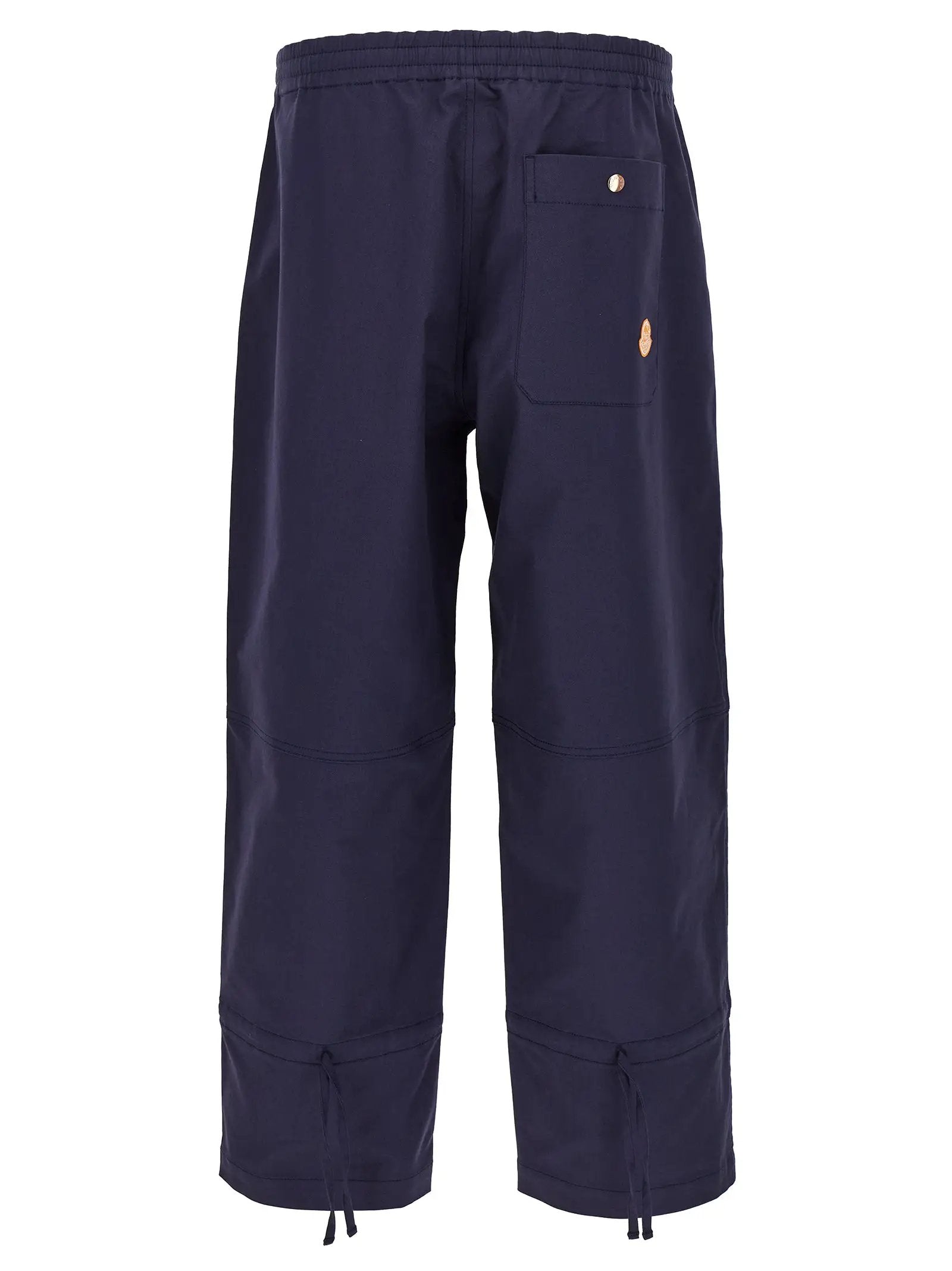 MONCLER GENIUS Blue Cotton Casual Pants