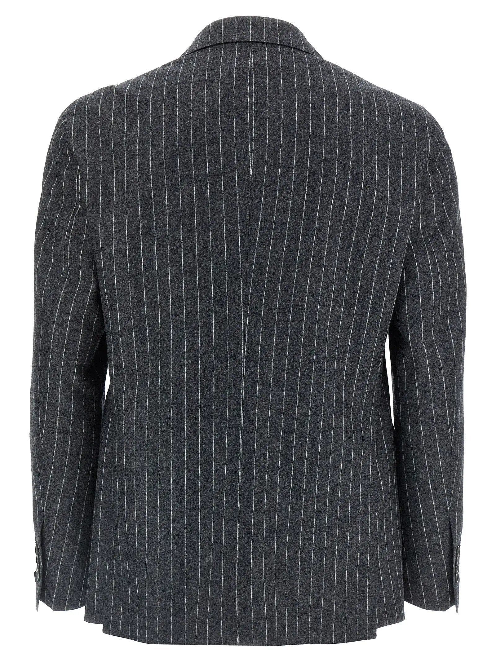Tagliatore Gray Virgin Wool Two-Piece Suit