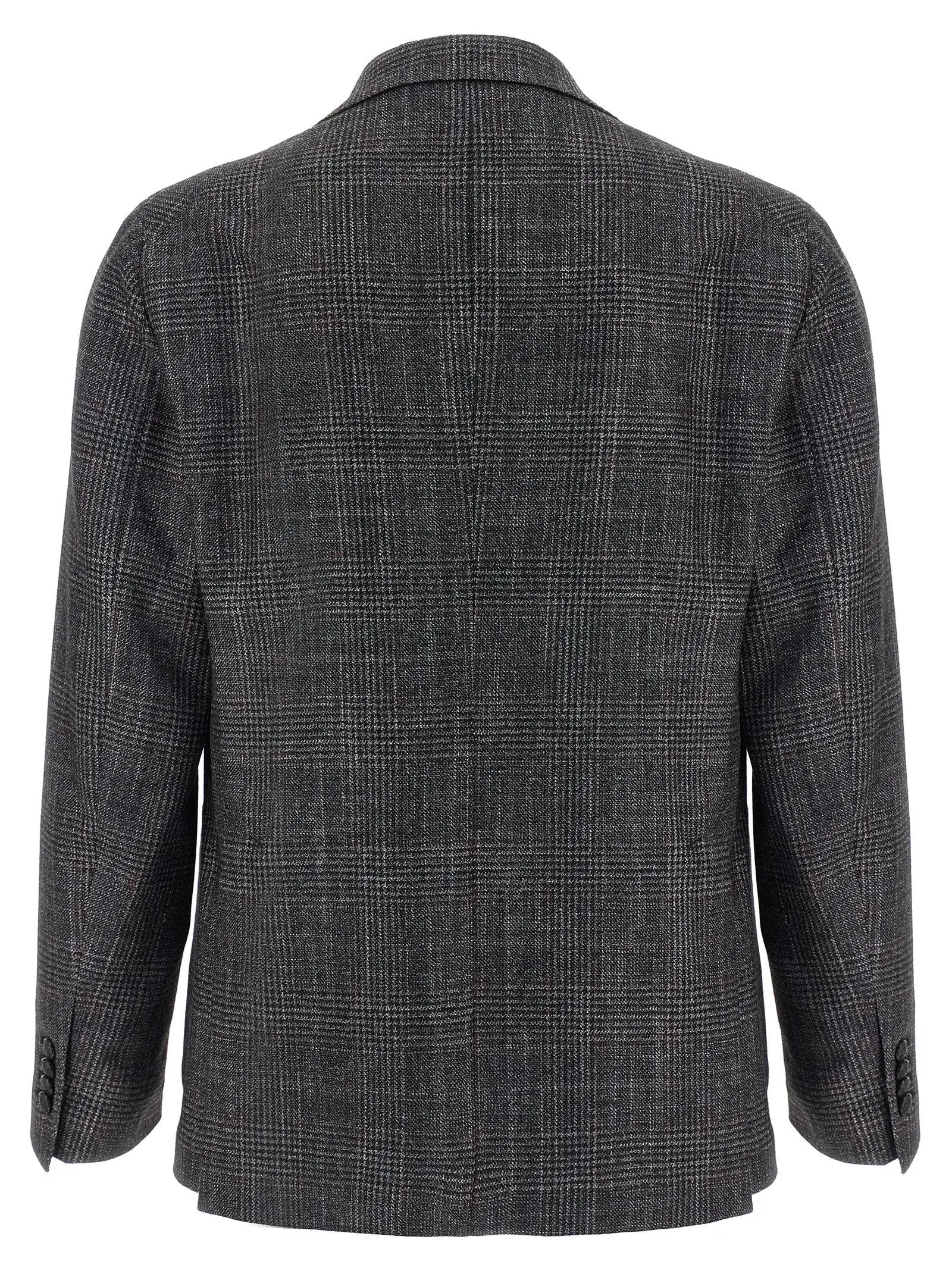Tagliatore Gray Virgin Wool Blazer