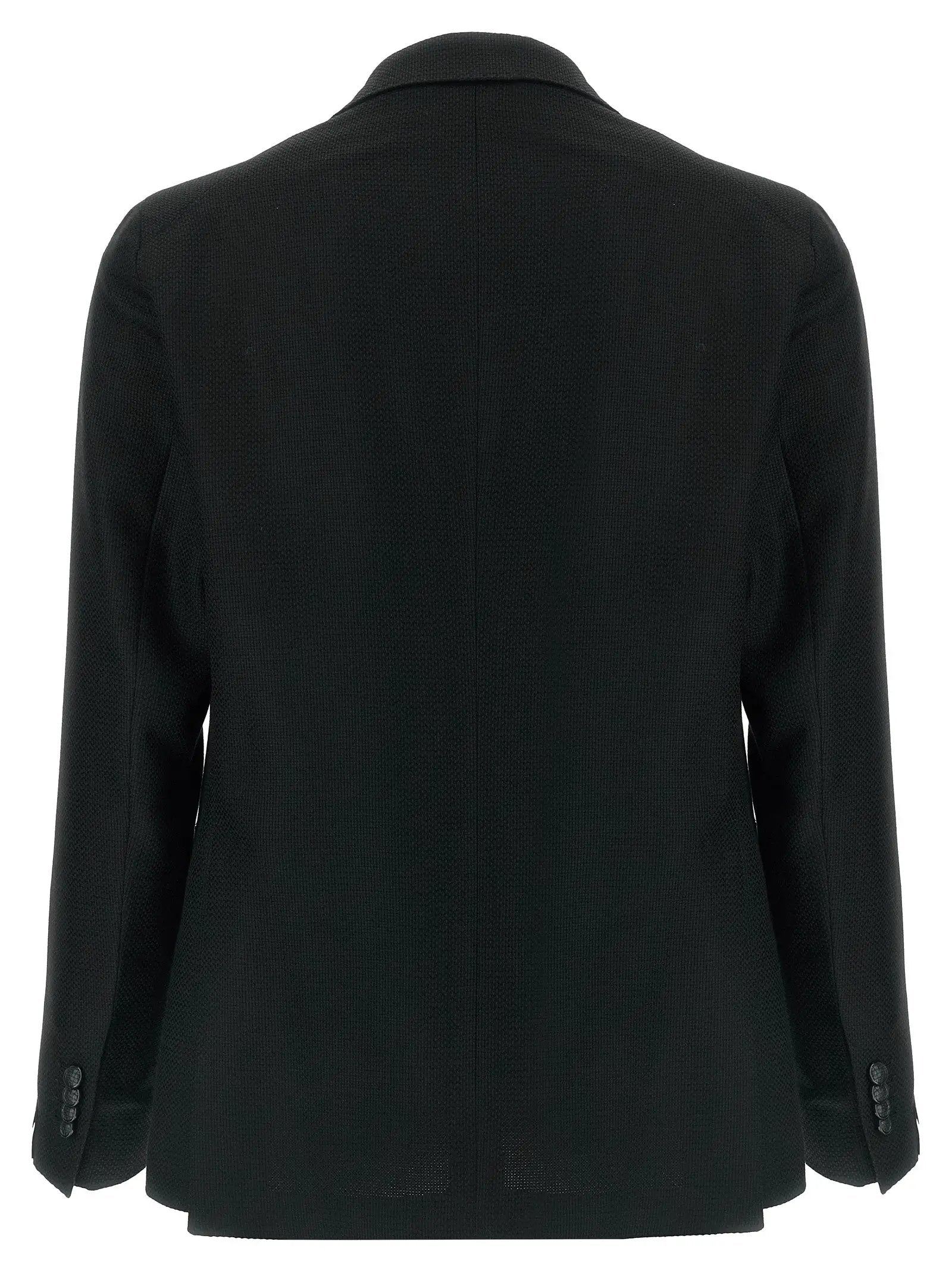 Blazer Tagliatore en laine vierge noire