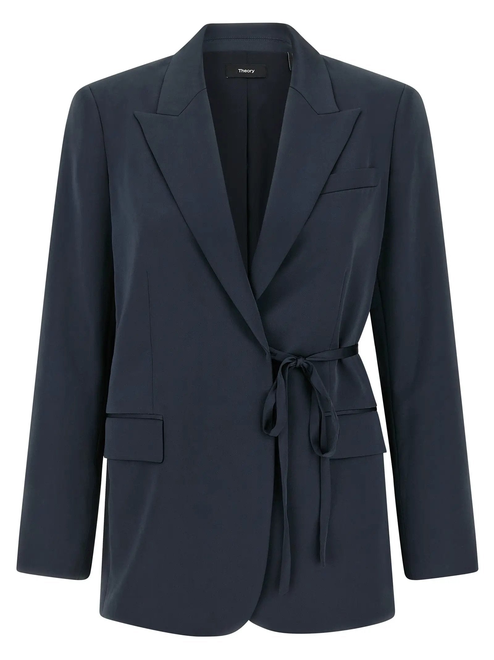 Theory Blue Polyester Blazer