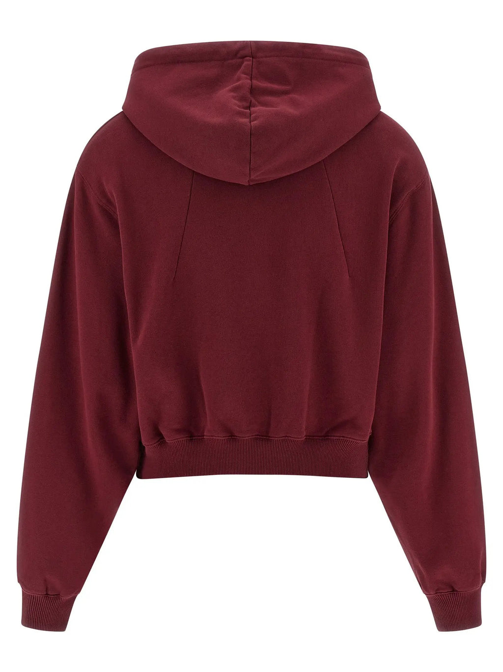 ROTATE BIRGER CHRISTENSEN Bordeaux Cotton Hoodie