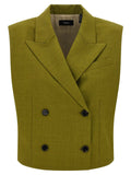 Theory Bicolor Polyester Sleeveless Jacket