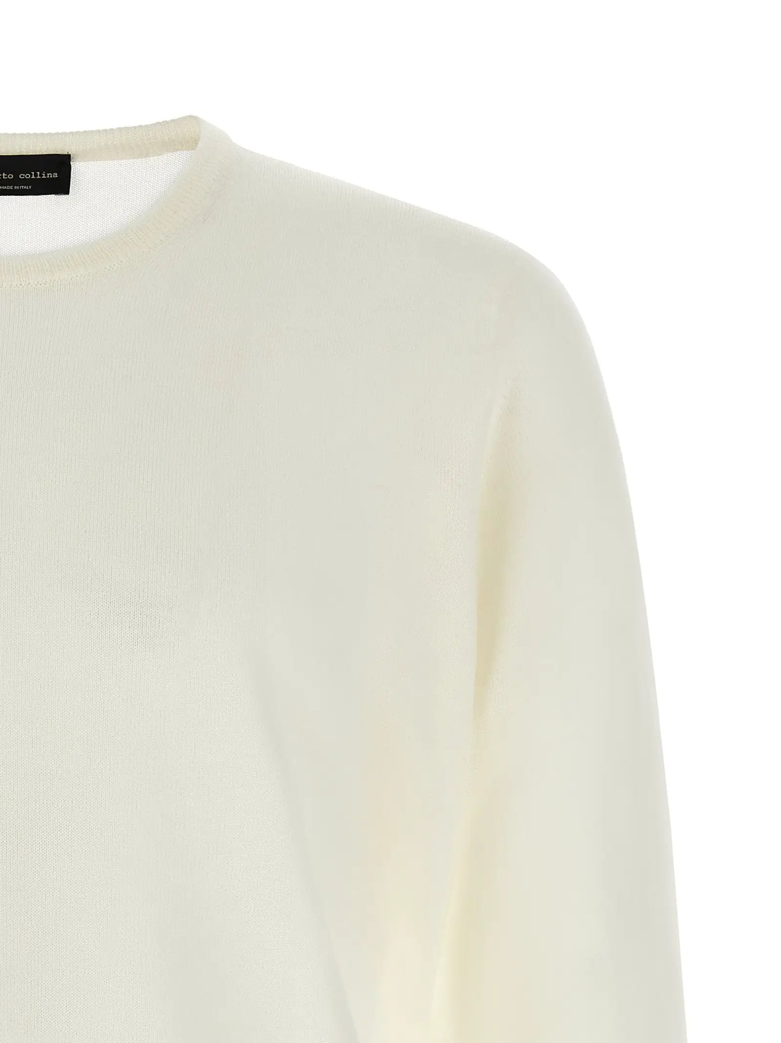 Roberto Collina Beige Merino Wool Cardigan