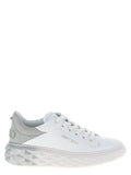 Jimmy Choo Silver Leather Chunky Sneakers
