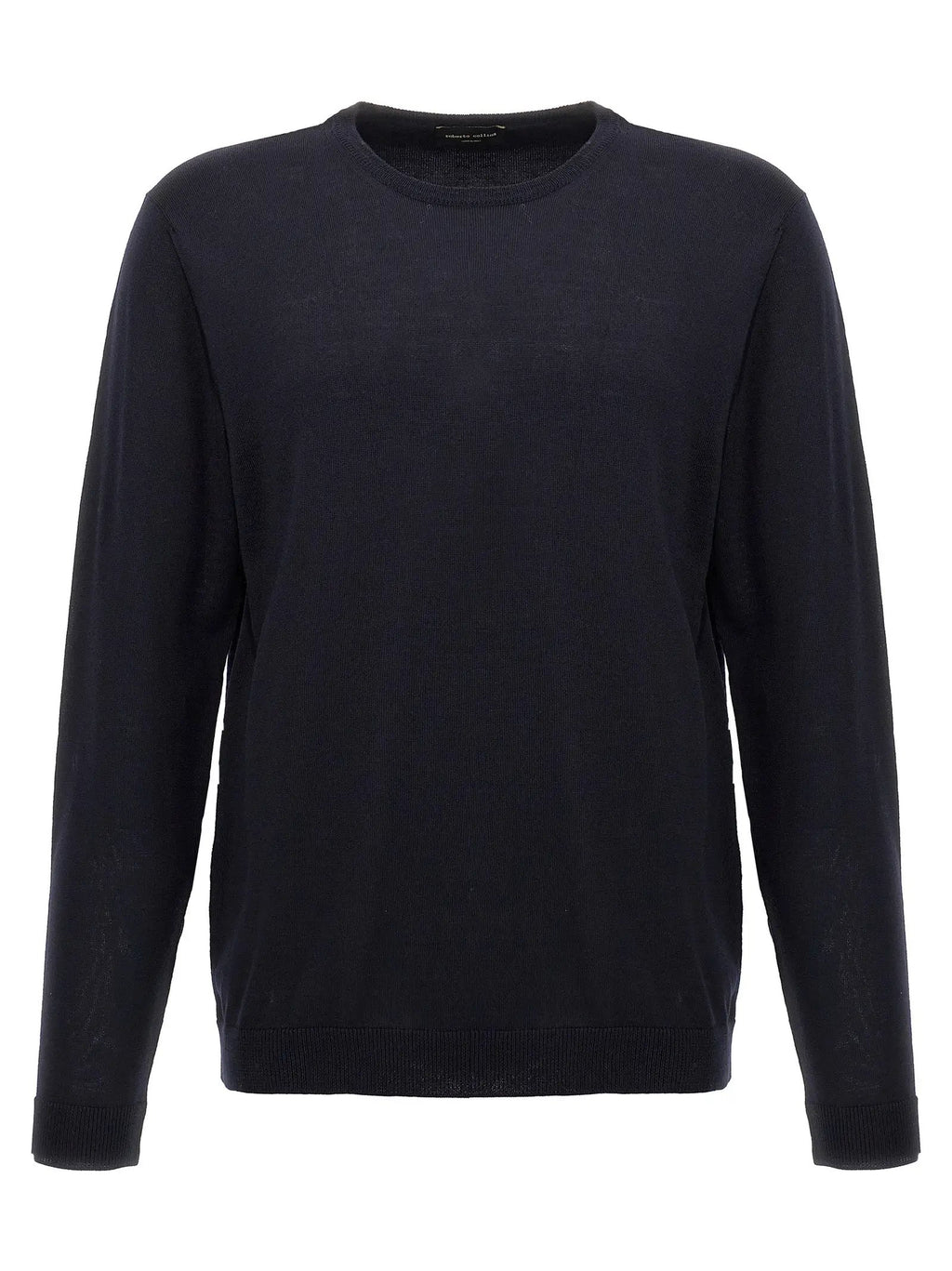 Roberto Collina Blue Merino Wool Cardigan