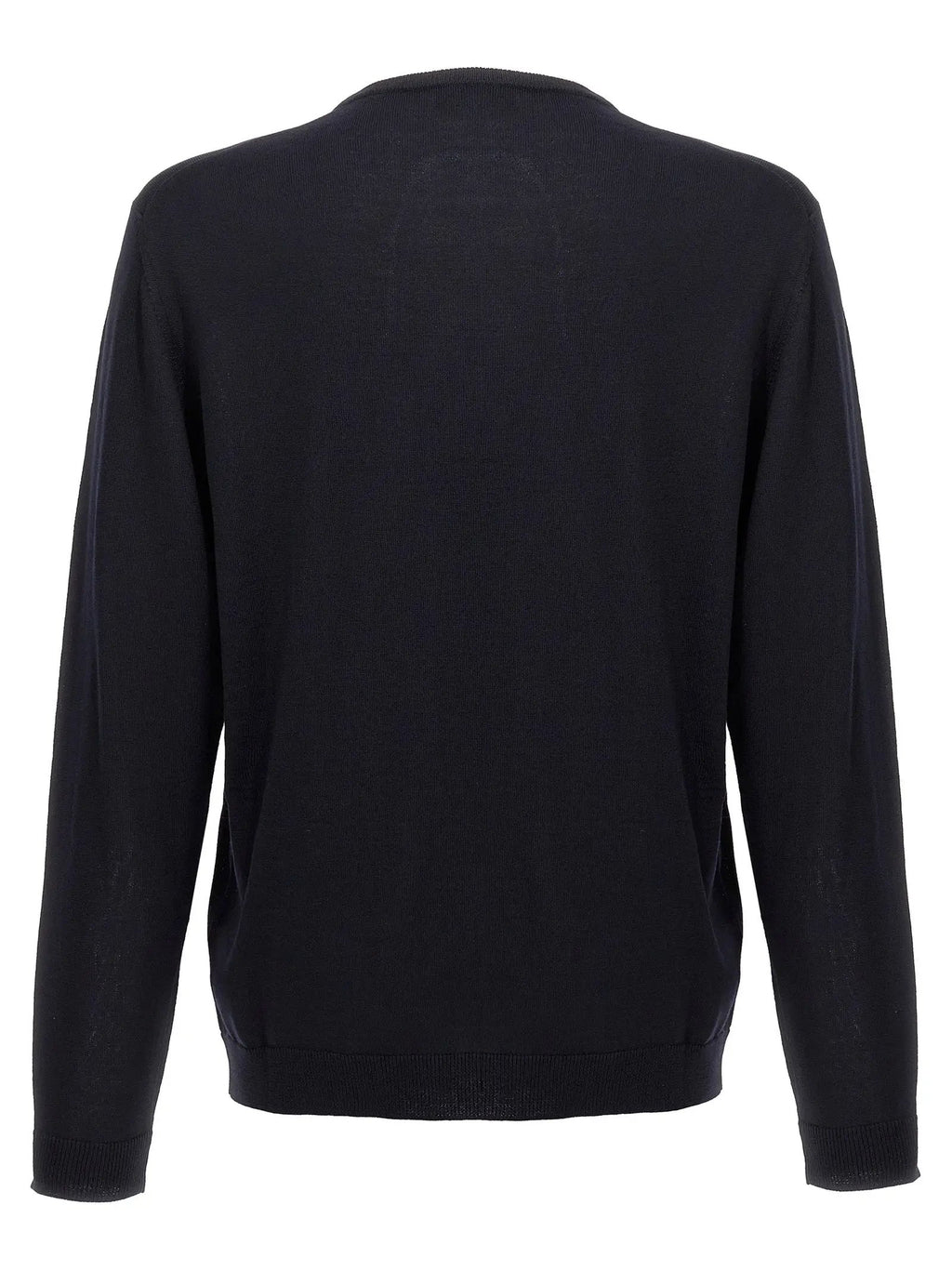 Roberto Collina Blue Merino Wool Cardigan