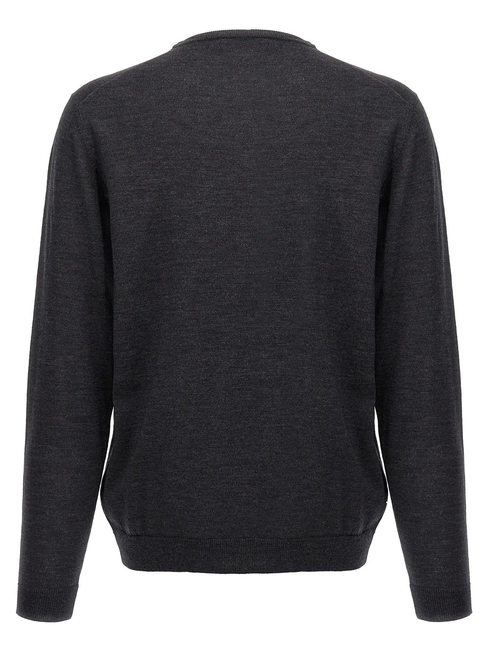 Roberto Collina Gray Merino Wool Cardigan
