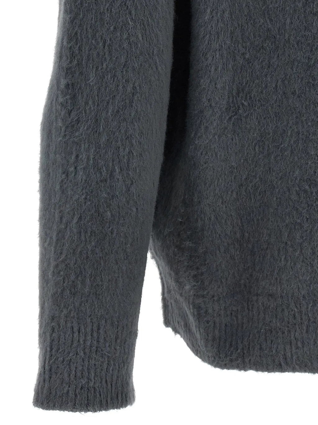 Roberto Collina Gray Cotton Cardigan