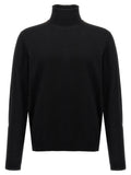 Roberto Collina Black Merino Wool Cardigan