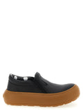 Moschino Black Leather Chunky Sneakers