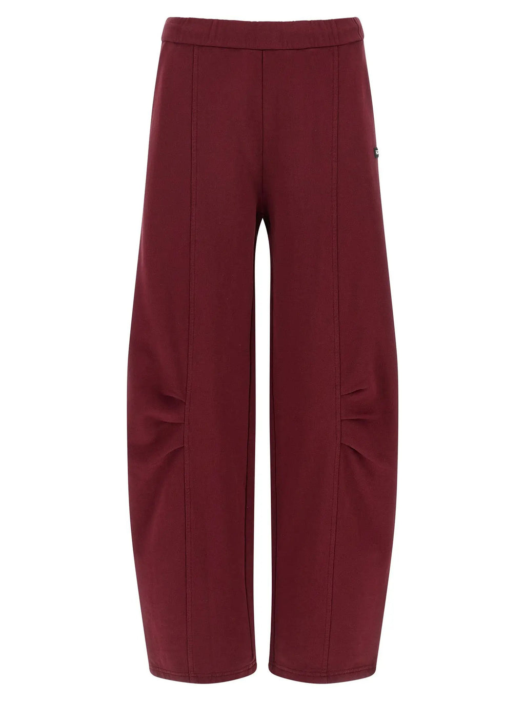 ROTATE BIRGER CHRISTENSEN Bordeaux Cotton Joggers (Workout Pants)