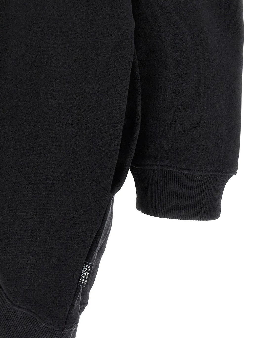 MM6 Maison Margiela Black Cotton Short Dress