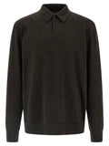Maison Margiela Brown Wool Polo Shirt