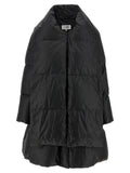 MM6 Maison Margiela Black Viscose Coat