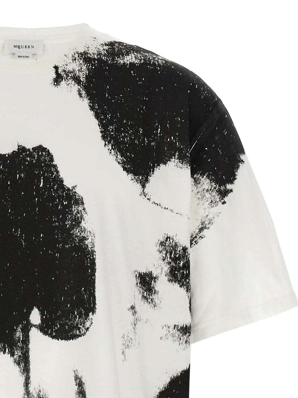 Alexander McQueen Bicolor Cotton T-Shirt