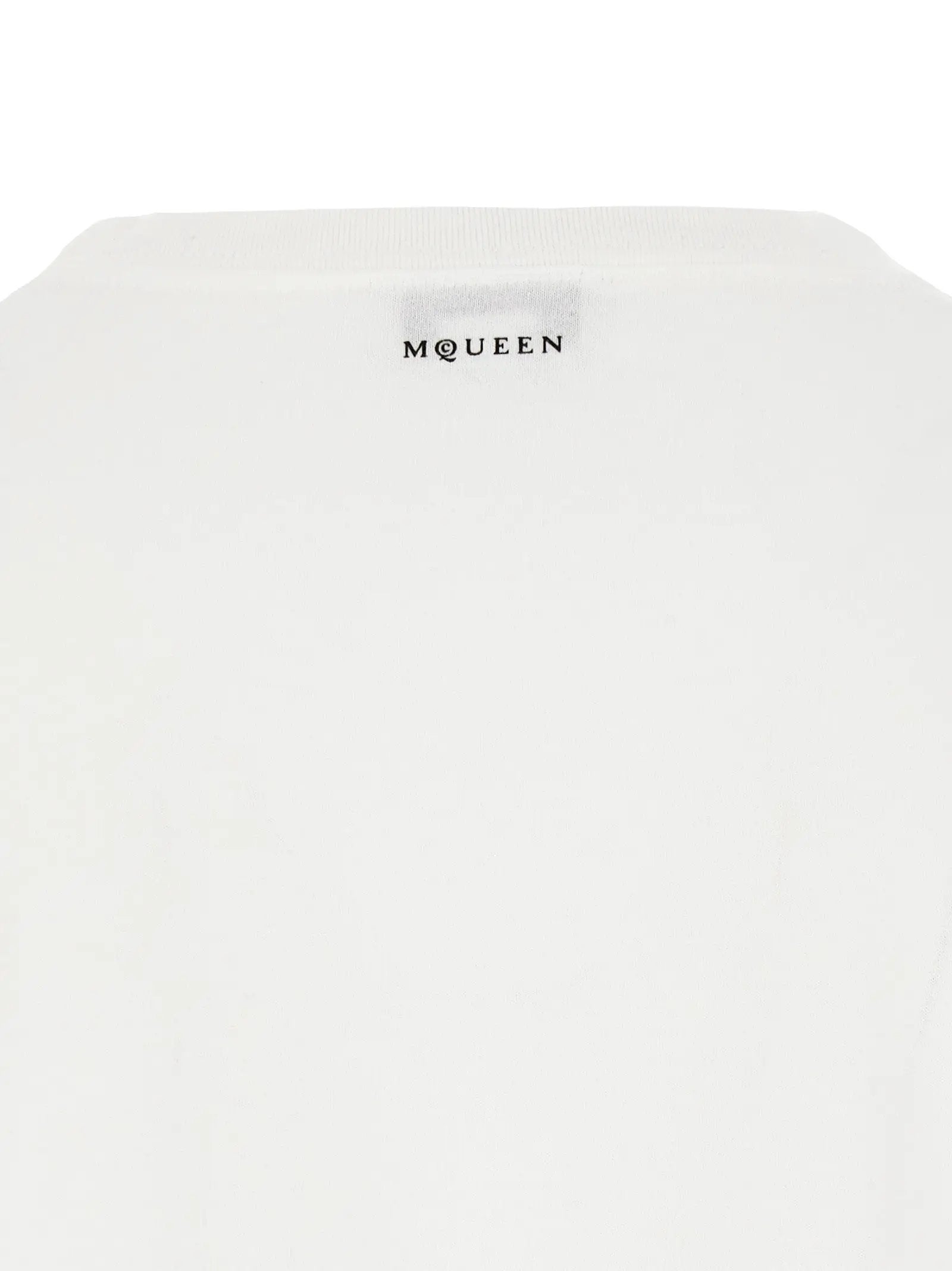 Alexander McQueen Bicolor Cotton T-Shirt