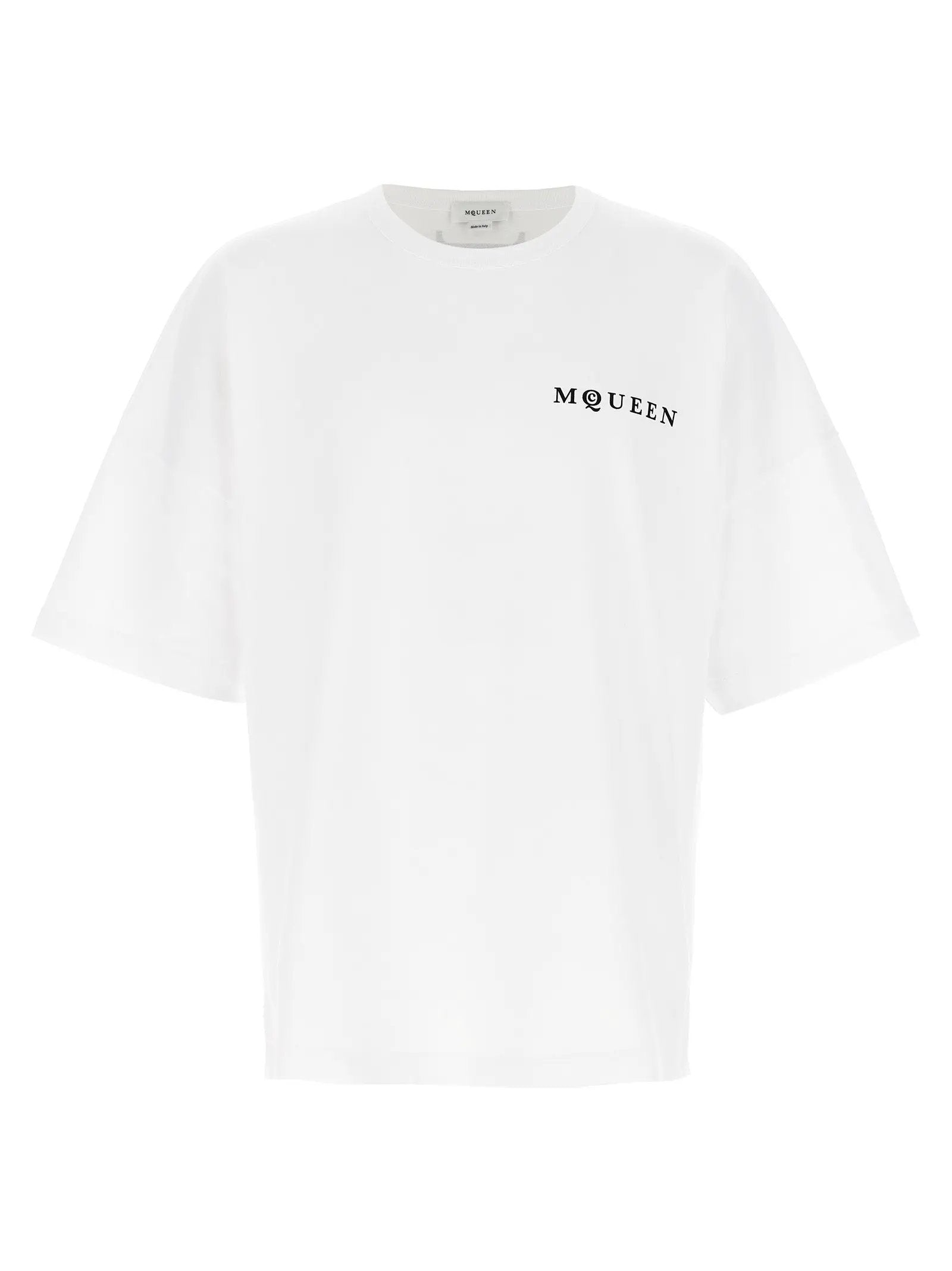 Alexander McQueen Bicolor Cotton T-Shirt