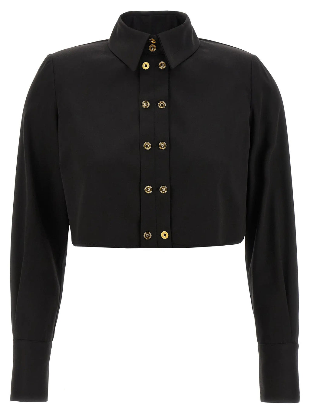 Elisabetta Franchi Black Lycra Blouse
